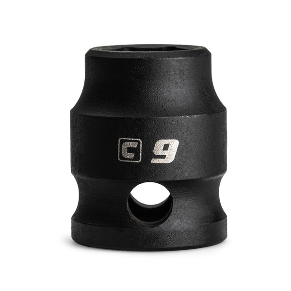 Capri Tools 9 mm Stubby Impact Socket, , 3/8 in. Drive, 6 Point, Metric CP53429